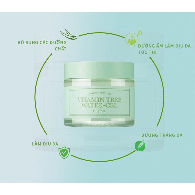 Gel Dưỡng Ẩm, Dưỡng Trắng Da Chiết Xuất Cây Hắc Mai Biển I'm From Vitamin Tree Water Gel 75g