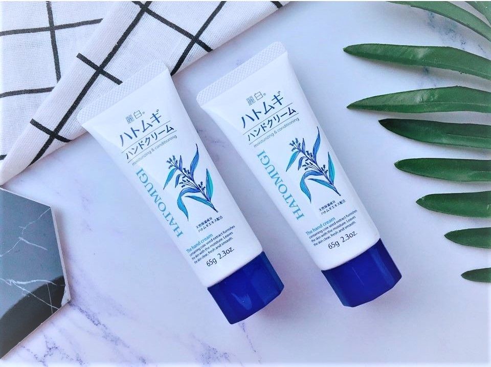Kem Dưỡng Da Tay HATOMUGI Moisturizing & Conditioning The Hand Cream 65g