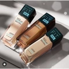 Kem Nền Kiềm Dầu, Cho Lớp Nền Mịn Lì Tự Nhiên Maybelline Fit Me Matte Poreless Foundation 30ml