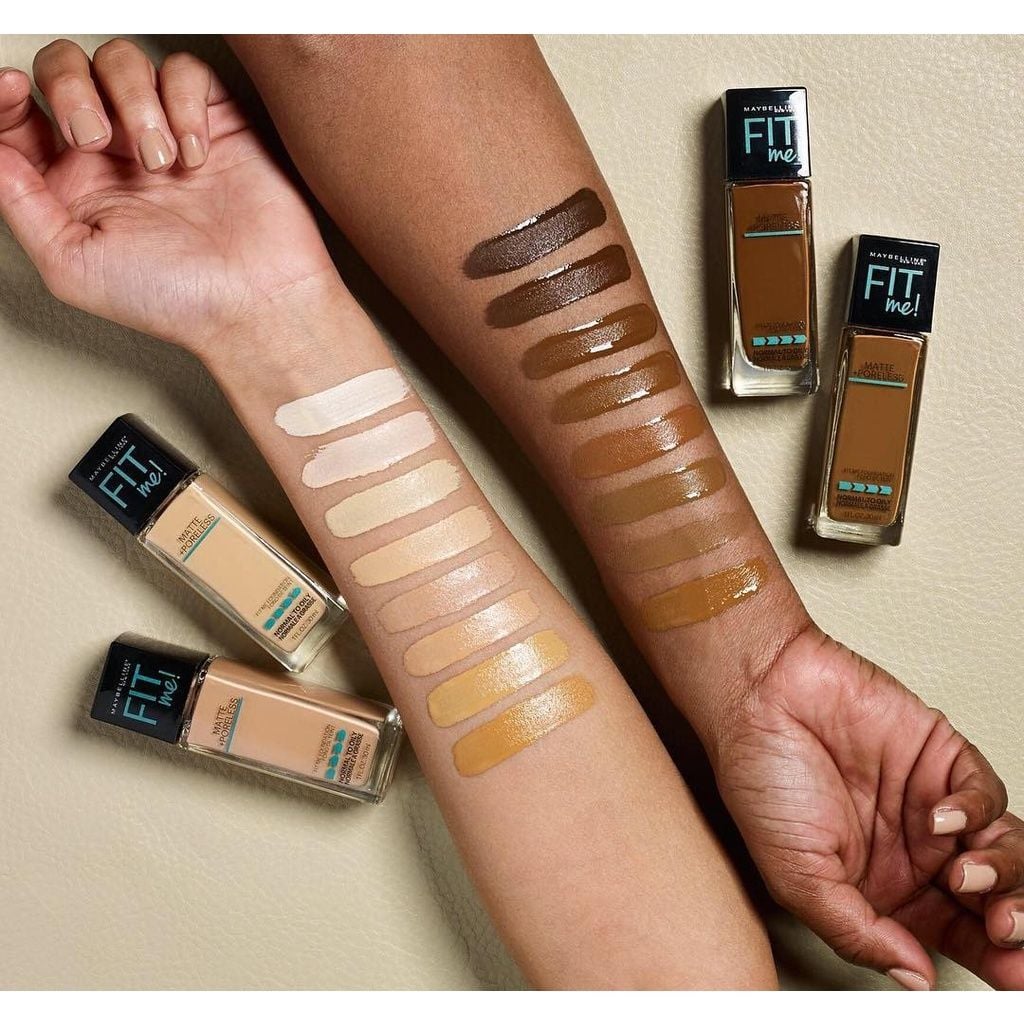 Kem Nền Kiềm Dầu, Cho Lớp Nền Mịn Lì Tự Nhiên Maybelline Fit Me Matte Poreless Foundation 30ml