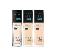 Kem Nền Kiềm Dầu, Cho Lớp Nền Mịn Lì Tự Nhiên Maybelline Fit Me Matte Poreless Foundation 30ml