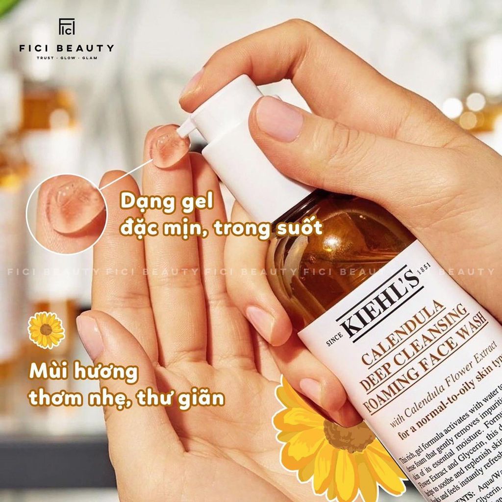 Sữa Rửa Mặt Hoa Cúc Kiehl's Calendula Deep Cleansing Foaming Face Wash 230ml