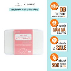 Bông Tẩy Trang Miniso Natural Cotton Pads - 1000 miếng