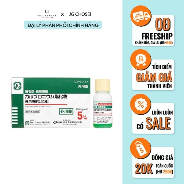 Tinh Chất Hỗ Trợ Kích Thích Mọc Tóc JG Chosei 5% 30ml