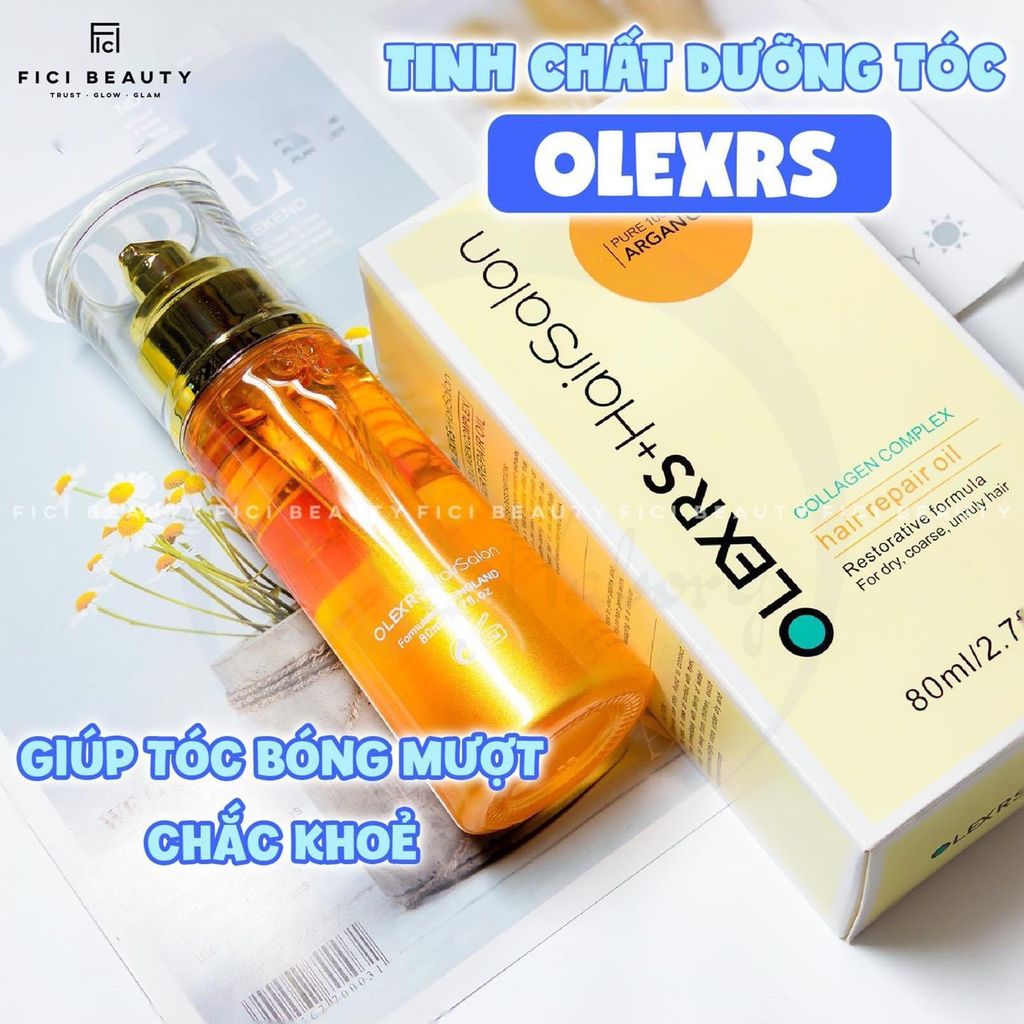 Tinh Dầu Dưỡng Tóc Olexrs+HairSalon Collagen Complex Hair Repair Oil 80ml