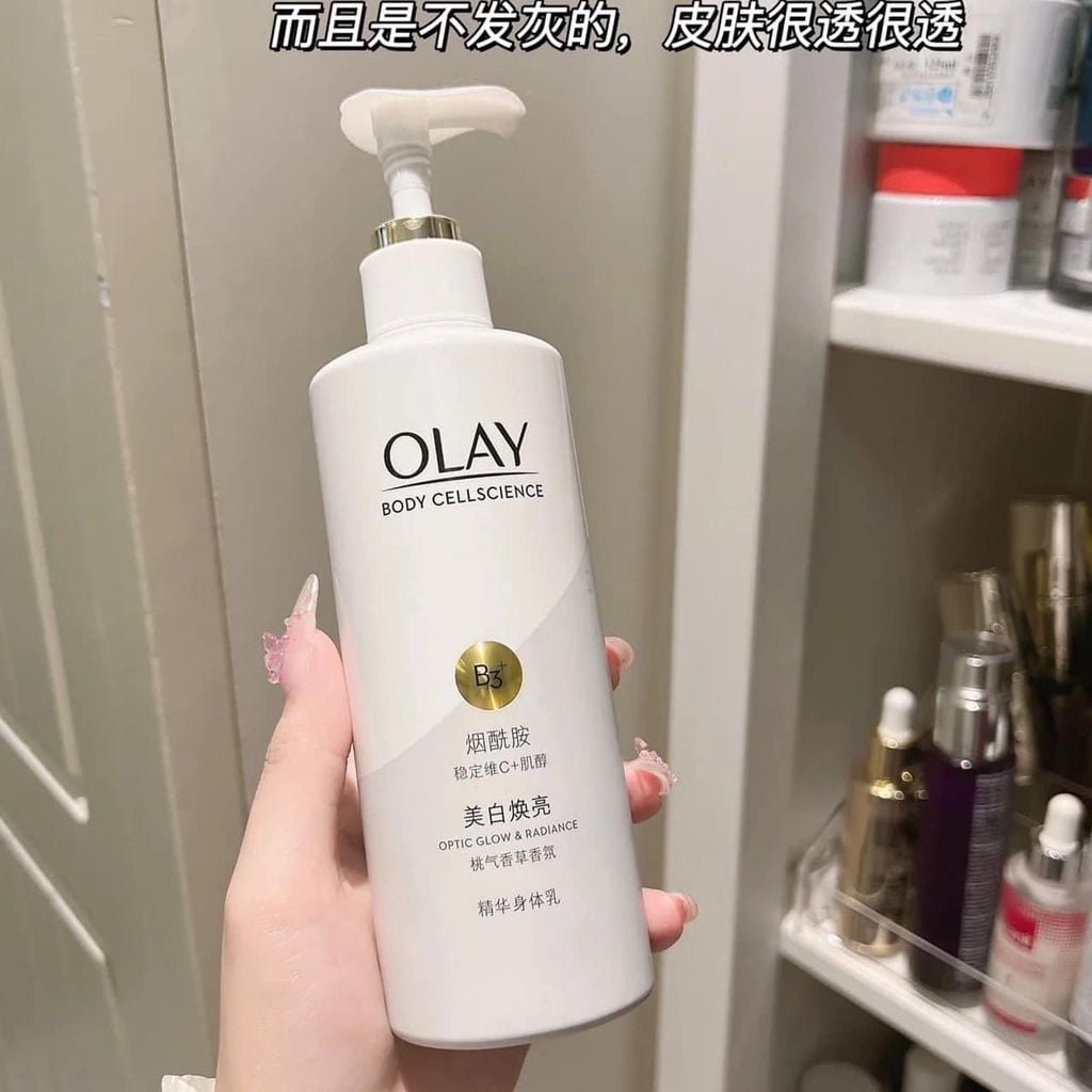 Dưỡng Thể Trắng Sáng Da Olay Body Cellscience B3 + Vitamin C Body Lotion 250ml - Phiên Bản Cao Cấp