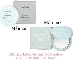 Phấn Nén Kiềm Dầu INNISFREE No Sebum Mineral Pact 8.5g - Mẫu Mới