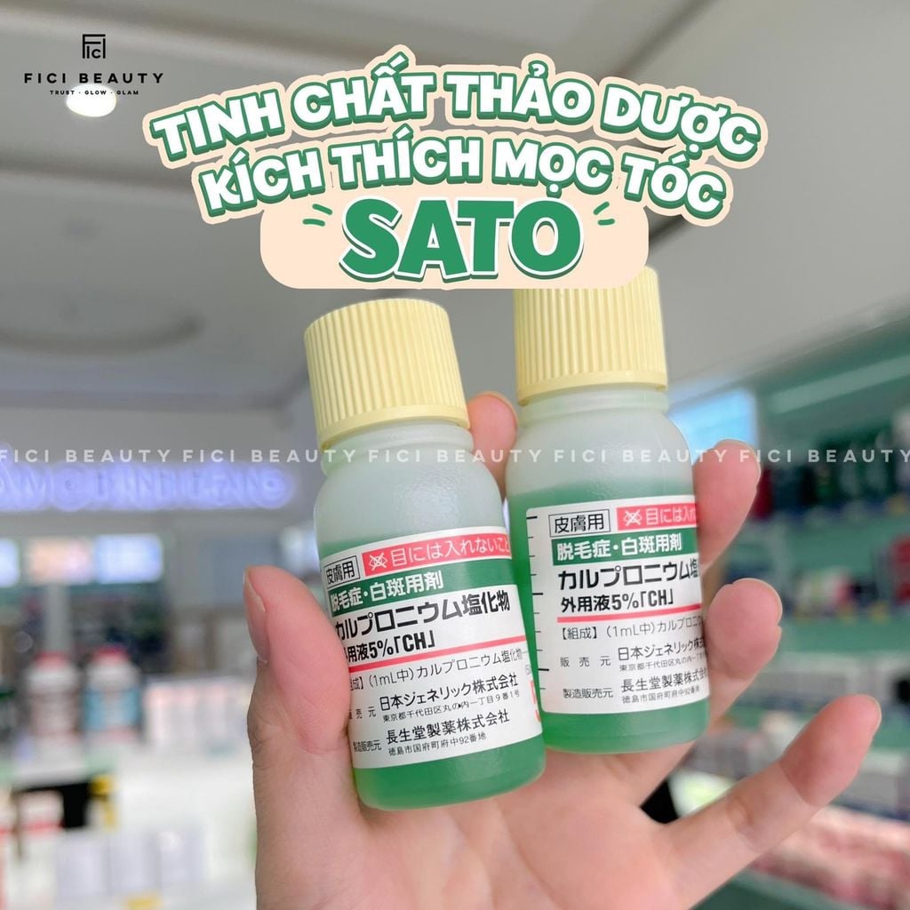 Tinh Chất Thảo Dược Kích Thích Mọc Tóc Sato Acrovis Solution 30mL