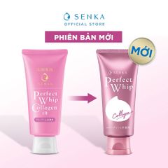 Sữa Rửa Mặt Tạo Bọt Ẩm Mịn, Săn Chắc Da SENKA Perfect Whip Collagen In 120g