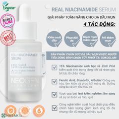 Tinh chất Serum Sinh Học Giảm Mụn Kiềm Dầu, Làm Sáng Da 15% Niacinamide Neogen