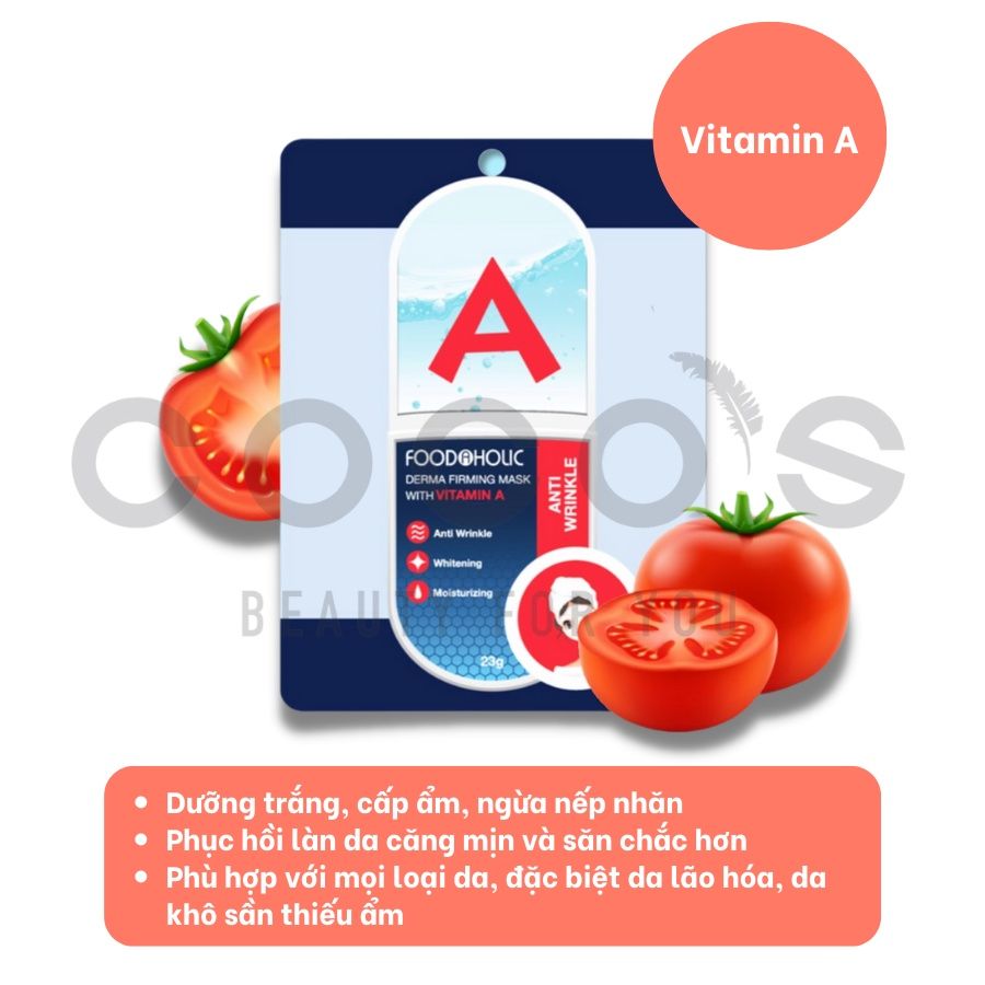 Mặt Nạ Giấy Chăm Sóc Da Toàn Diện Foodaholic Essential Mask 23g