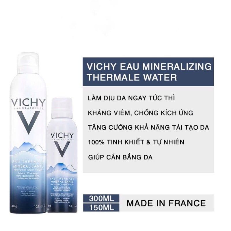 Xịt Khoáng Dưỡng Da Vichy Eau Thermale Spa Water
