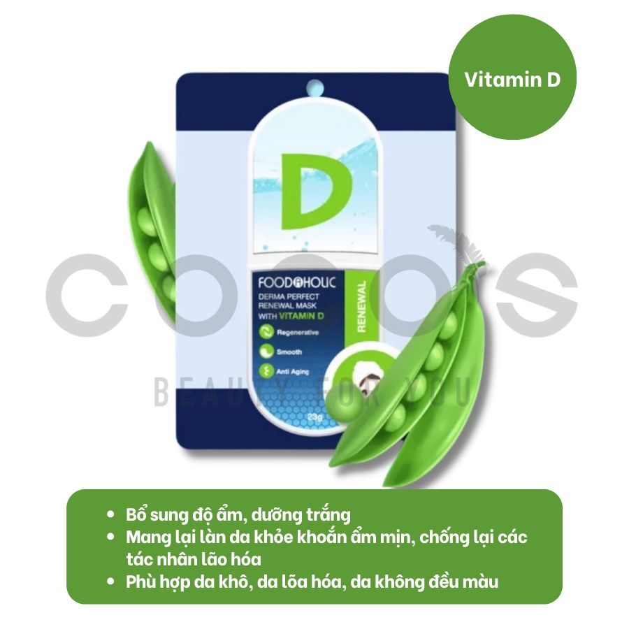 Mặt Nạ Giấy Chăm Sóc Da Toàn Diện Foodaholic Essential Mask 23g