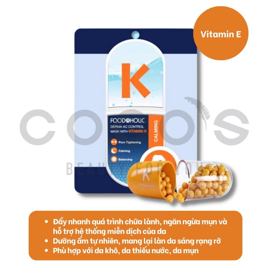 Mặt Nạ Giấy Chăm Sóc Da Toàn Diện Foodaholic Essential Mask 23g