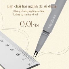 Bút phẩy mi kẻ mắt 2 đầu linh hoạt tinh tế tự nhiên VEECCI