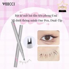 Bút phẩy mi kẻ mắt 2 đầu linh hoạt tinh tế tự nhiên VEECCI
