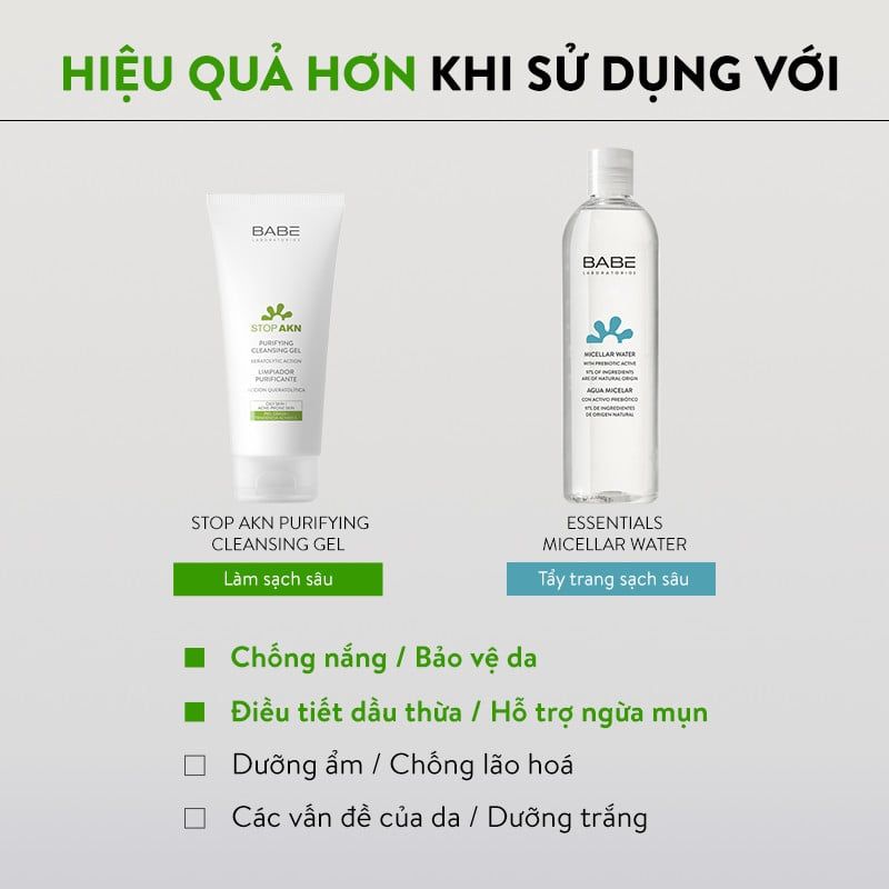 Kem Chống Nắng BABE Super Fluid Mattifying Sunscreen SPF 50 phổ rộng, kiểm soát dầu 50ml