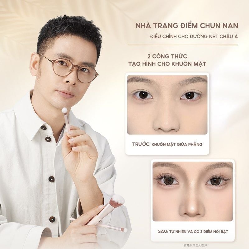 Bảng Tạo Khối/ Bắt Sáng JUDYDOLL 4 Ô Highlight & Contour