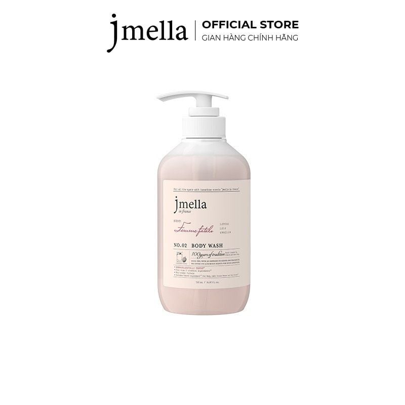 Sữa Tắm Hương Nước Hoa Jmella In France Body Wash 500ML