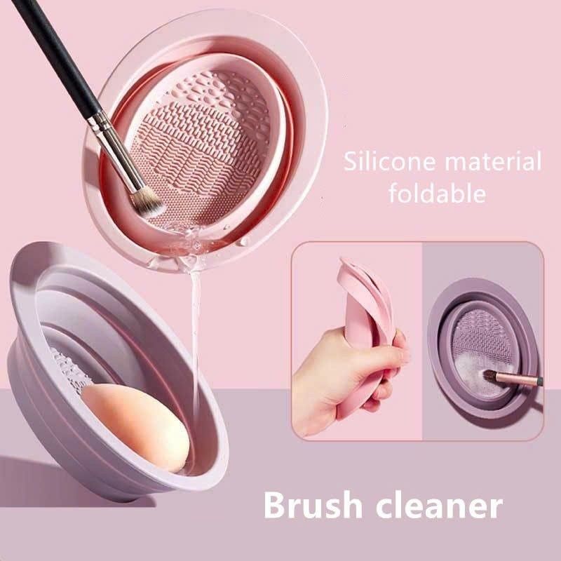 Chậu Làm Sạch Cọ Trang Điểm Bằng Silicone Jary