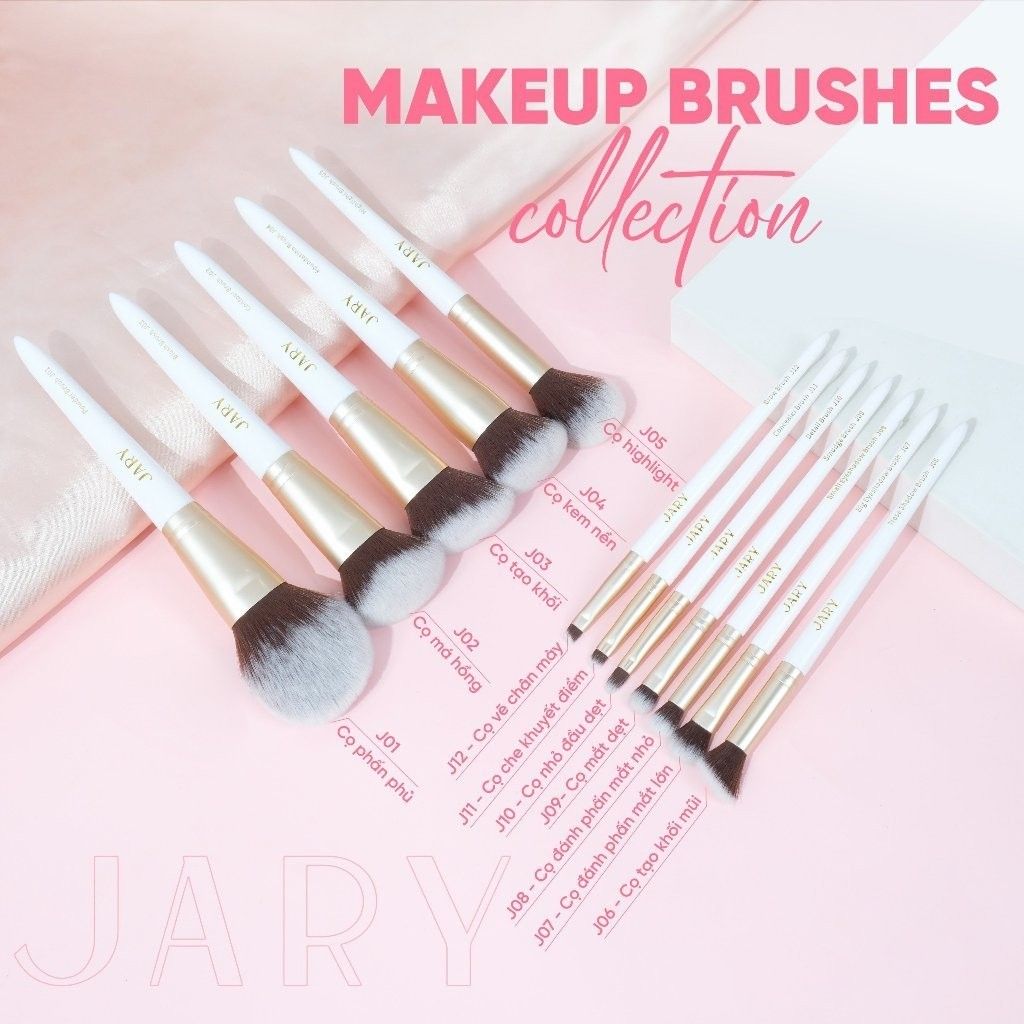 Bộ CọTrang Điểm Thuần Chay Jary Makeup Brush