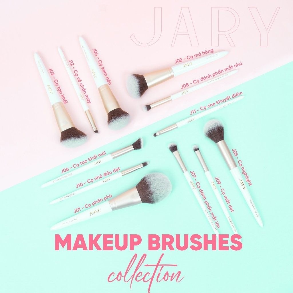 Bộ CọTrang Điểm Thuần Chay Jary Makeup Brush