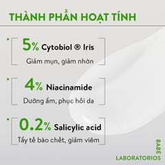 Kem dưỡng ẩm kiềm dầu trị mụn BABE Stop AKN Mattifying Moisturiser 50ml