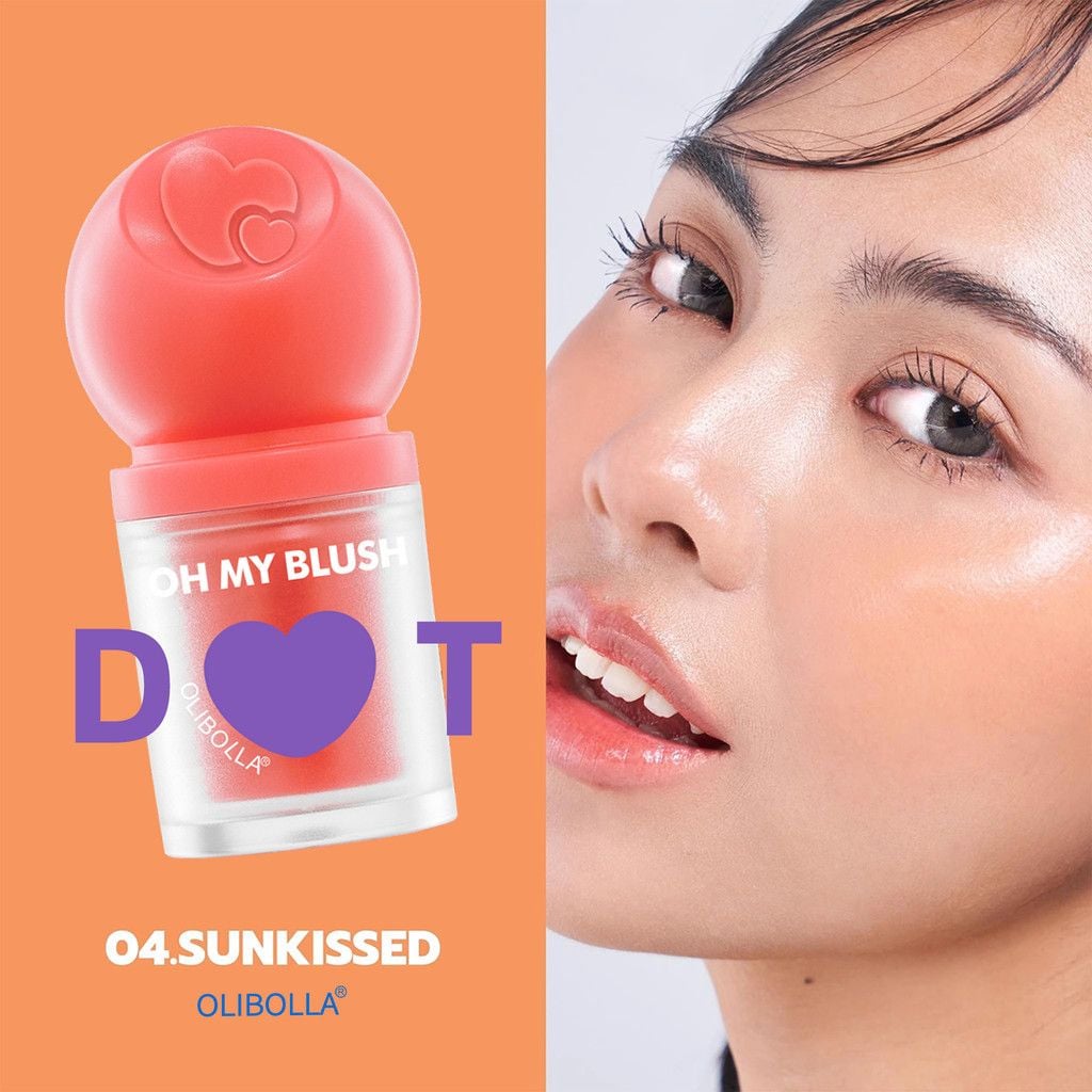 Olibolla 2 TRONG 1 Liquid Blush Love Jam Liquid Blusher & Lip Glaze