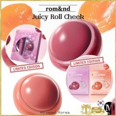 Má hồng kem quả trứng Romand Juicy Roll Cheek
