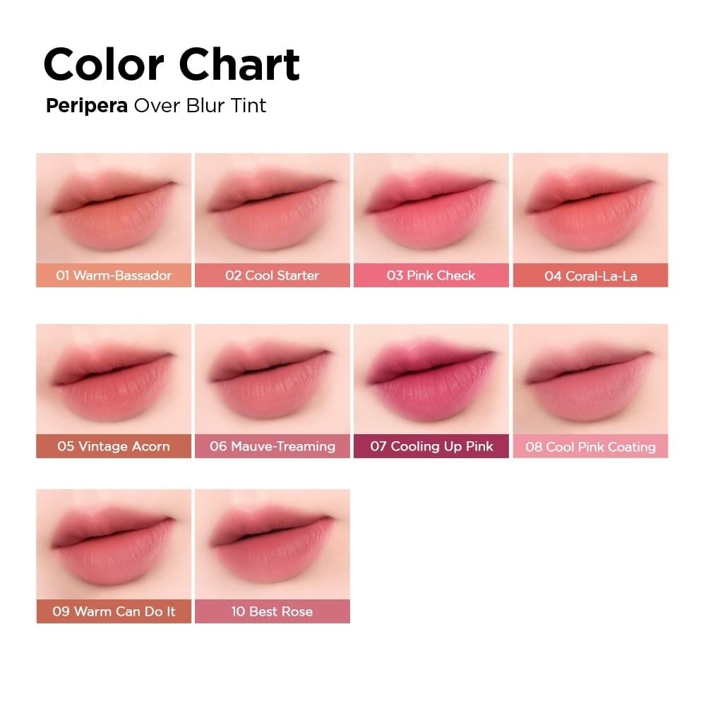 Son Kem Peripera Mịn Lì Over Blur Tint 3.5g