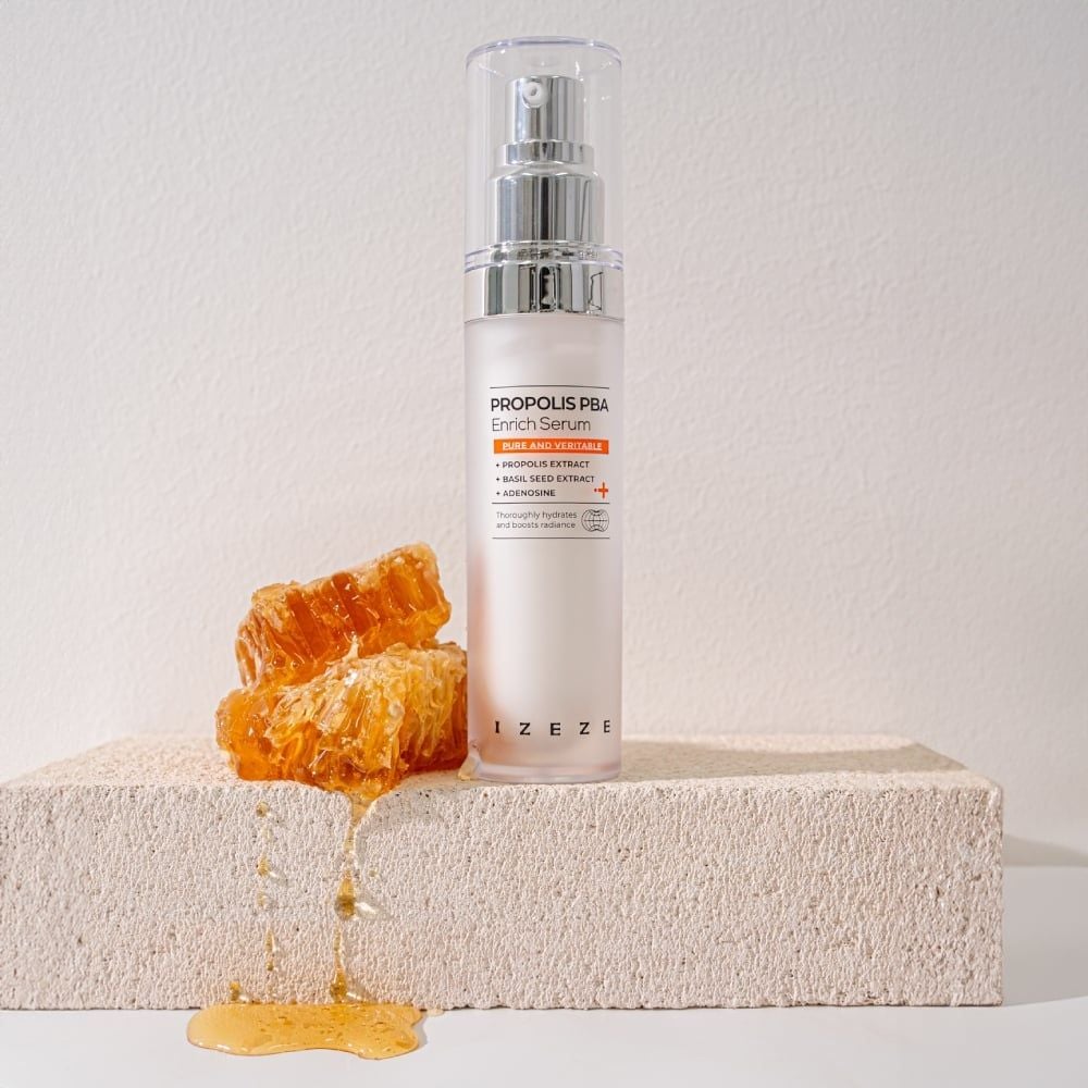 Tinh Chất Sáp Ong tái tạo Phục Hồi Làn Da Căng Bóng IZEZE PROPOLIS PBA Enrich Serum 30ml