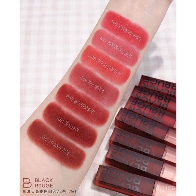 Son Kem Lì BLACK ROUGE Air Fit Velvet Tint Ver.9 Acoustic Mood
