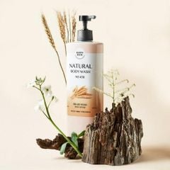 Sữa Tắm Dưỡng Ẩm Lúa Mạch Happy Bath Natural No 450 - 900ml