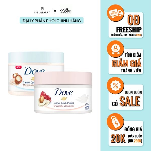 Tẩy Tế Bào Chết Body Dove - Bản Đức 225ml