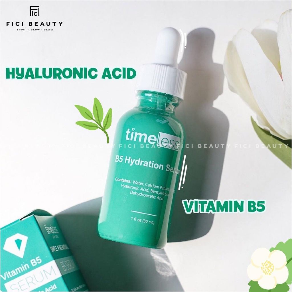 Tinh Chất Làm Dịu, Phục Hồi Da Timeless Vitamin B5 Hydration Serum 30ml