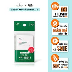 Giấy Thấm Dầu Kiểm Soát Dầu Nhờn Dành Cho Da Nhạy Cảm Dr.G R.E.D Blemish Oil Control Paper - 70 Tờ