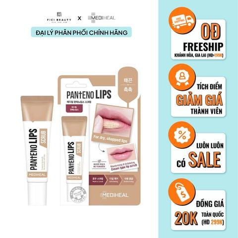 Tẩy Tế Bào Chết Môi Mediheal Pantenolips Scrub 10ml