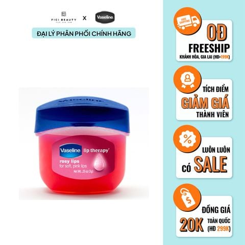 Sáp Dưỡng Môi Cấp Ẩm, Mềm Mịn, Chống Khô Và Nứt Nẻ Vaseline Lip Care 7g - (BẢN MỸ)