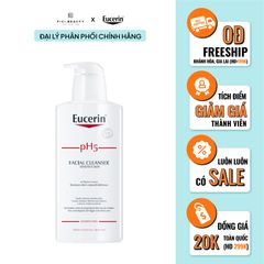 Sữa Rửa Mặt Làm Sạch Sâu Cho Da Nhạy Cảm Eucerin pH5 Facial Cleanser Sensitive Skin 400ml