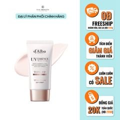 Kem Chống Nắng Nâng Tone, Hiệu Chỉnh Màu Da d'Alba 50ml (Tím)