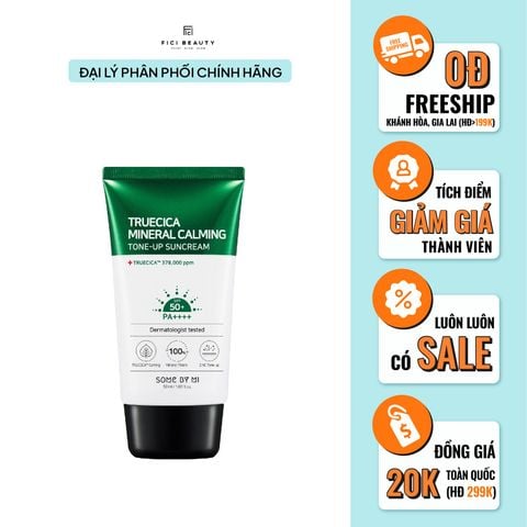 Kem Chống Nắng Dành Cho Da Mụn Some By Mi Truecica Mineral Calming Tone-up Suncream SPF50+ PA++++