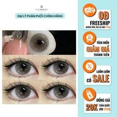 Lens Thời trang DOUYIN (cặp) - Fairy Gray - 0 độ đến 3 độ