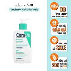 Sữa Rửa Mặt Sạch Sâu Cho Da Thường Đến Da Dầu Cerave Foaming Facial Cleanser