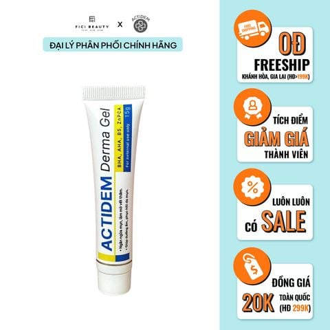 Gel Giảm Mụn Thâm Actidem Derma Gel 18g