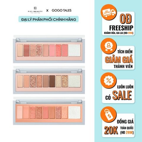 Bảng Phấn Mắt 9 Màu Hold Live Soft Cute Fog Eyeshadow Palette HL484