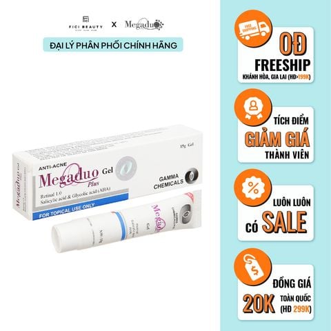 Gel Giảm Mụn, Mờ Thâm Megaduo Plus 15g