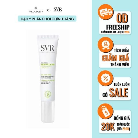 Kem Chấm Mụn Dạng Gel SVR Sebiaclear Cicapeel 15ml