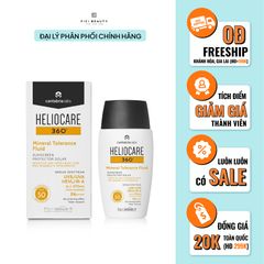Kem Chống Nắng Nâng Tone HELIOCARE 360 Mineral Tolerance Fluid 50ml - MỌI LOẠI DA, DA NHẠY CẢM, DA SAU XÂM LẤN