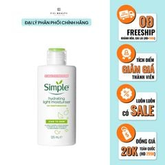 Kem Dưỡng Ẩm Simple Kind To Skin Hydrating Light Moisturiser 125ml