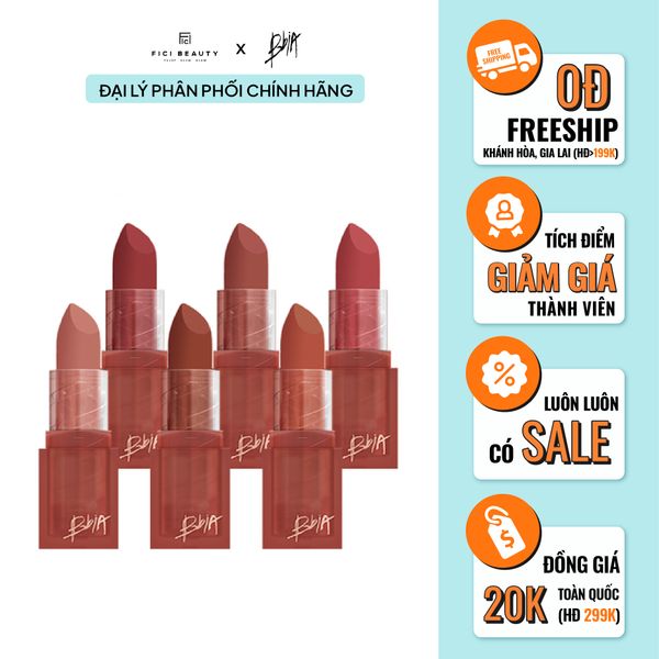 Son Thỏi Lì, Mịn Mượt Nhẹ Môi Bbia Last Powder Lipstick